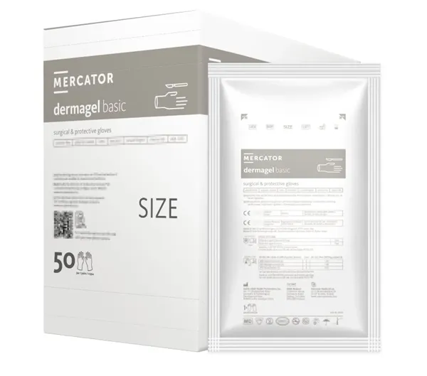 Rukavice operační Mercator Dermagel Basic , nepudrované, vel. 7,5