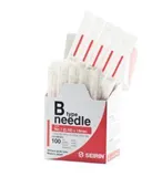 Jehly Seirin typ B/1 s plastikovým (PP) držátkem červené 0,16x15 mm