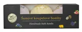 Koupelová bomba Levandule, Měsíček, Růže, 3 x 45g
