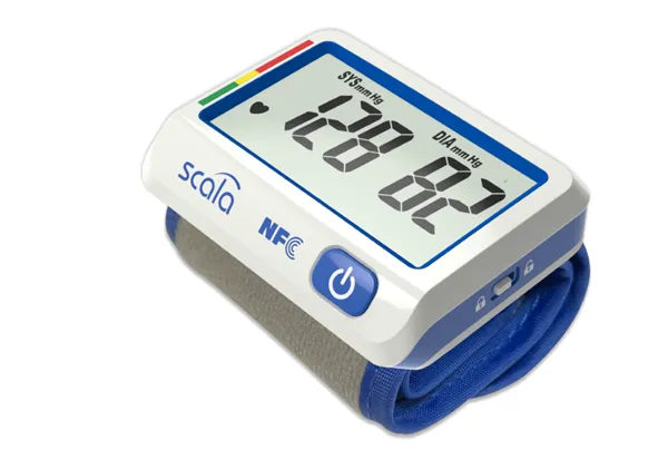 Tonometr na zápěstí SC 6027, NFC funkce a APP