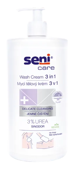 SENI CARE - Wash cream 3 v 1 1000 ml