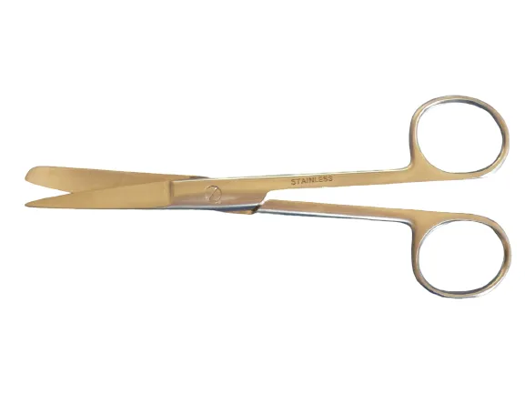 Nůžky chirurgické hrotnato tupé zahnuté, 13 cm