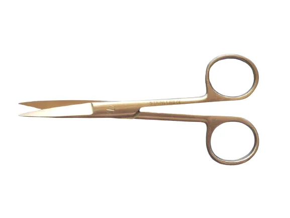 Nůžky chirurgické hrotnaté zahnuté, 18 cm