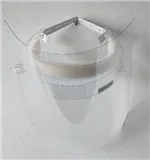 Ochranný štít s vyměnitelným PVC sklem