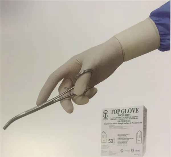 Rukavice operační vel.8,5 Top Glove, bezpudrové (ks=pár)