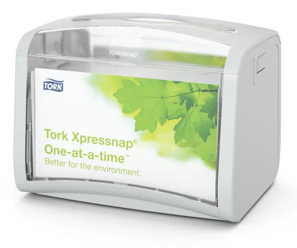 Zásobník na ubrousky Tork Xpressnap, stolní, šedý N4