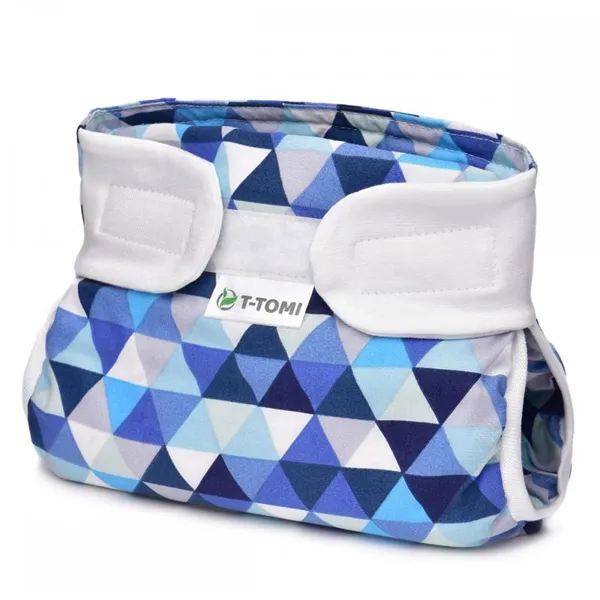 T-Tomi Ortopedické abdukční kalhotky, modrý trojúhelník 3 - 6 kg