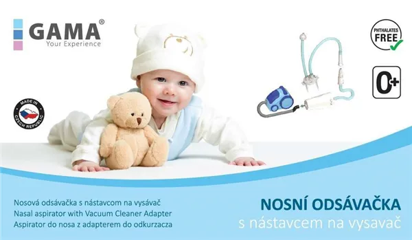 Nosní odsávačka s nástavcem na vysavač
