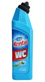 Krystal WC kyselý na keramiku, modrý 750ml