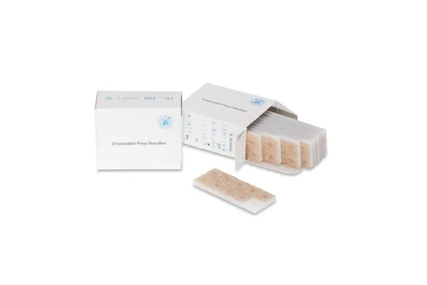 Jehličky ušní, ocelové s oboustranou náplastí 0,22x1,5mm, CD22-022x1,5