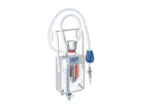 Hrudní sání - dlouhá trubice, bez sběrného sáčku, s kontrolou sání - 1000 ml + konektor a svorka