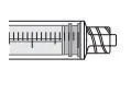 DicoNEX stříkačka, 3dílná, luer lock, 30ml, sterilní, zelená