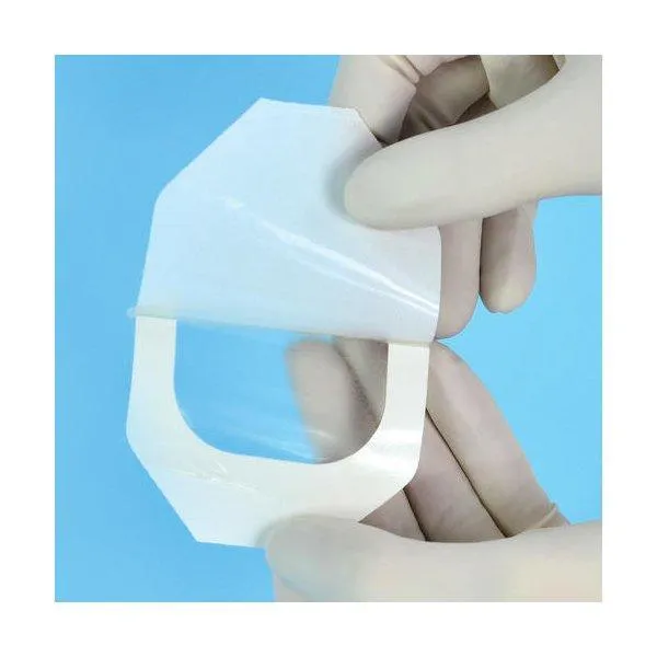 ElastoDERM F fóliové krytí s rámečkovým typem aplikace, 6cmx7cm, sterilní