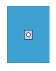 Rouška operační 75cm x 90cm, samolepící otvor 7cm, 2vrstvá