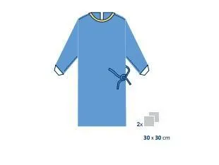 Plášť operační, sterilní, vel XXL-45,(2 absorpční utěrky 30cmx30cm)