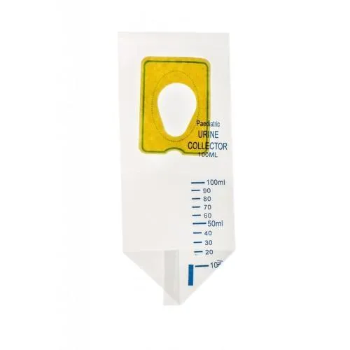 Močový sáček k odběru vzorků - 100ml, sterilní, pro chlapce, bez polstrování