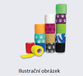 Samofixační obinadlo YellowBand 5 x 450 cm, razící zelená (12ks)