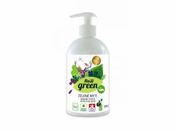 Real green nádobí,ovoce,ruce 500g