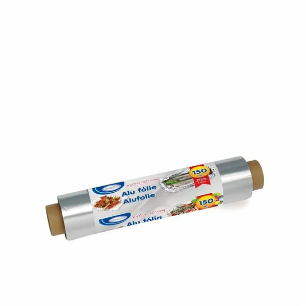 6 Rollen Alufolie 30cm x 150m, STARK 11my, mit Box (0,13€/1m